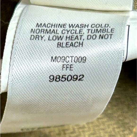 Vtg Cabelas Jacket Beige Field Chore Coat Sherpa Fleece Lined Canvas XL Tall - Picture 6 of 16